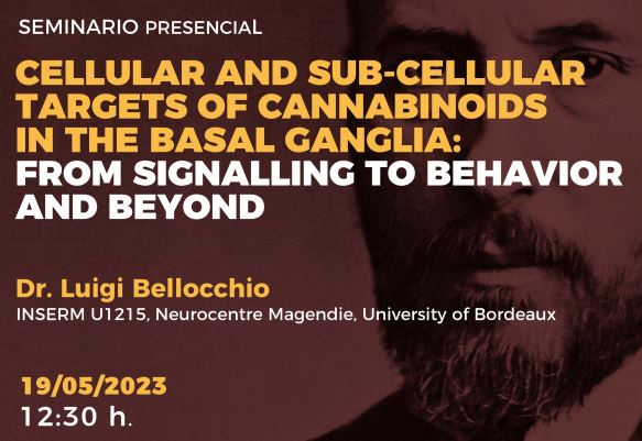Seminario: Cellular and Sub-cellular targets of cannabinoids in the basal ganglia: from signalling to behavior and beyond